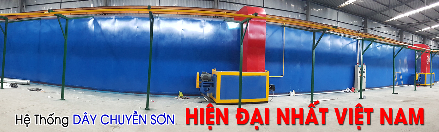 hệ thống dây chuyền sơn tĩnh điện