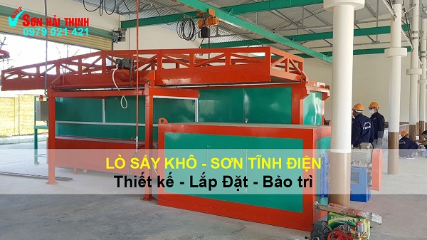 Lò sấy khô - Hệ thống sơn tĩnh điện HIỆN ĐẠI